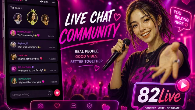 82Live Community & Chat — Interaksi Penonton Indonesia
