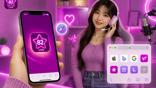 82Live di iOS — Akses Live Streaming di iPhone